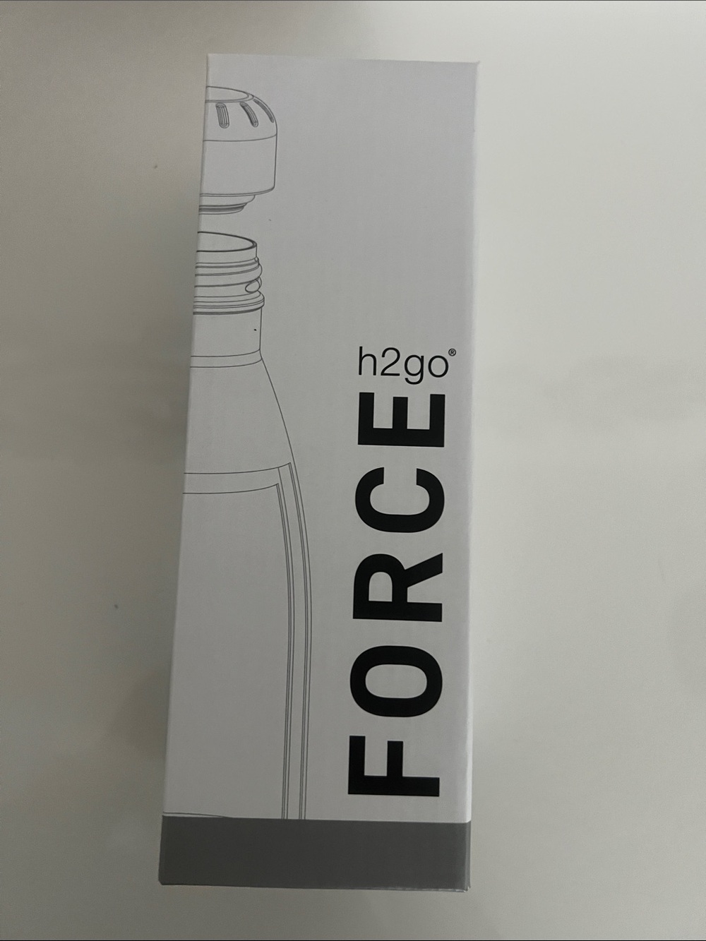 NWT( FORCE) Northway h2go Force Stainless Water Bottle - dark grey 12 oz - Picture 8 of 13